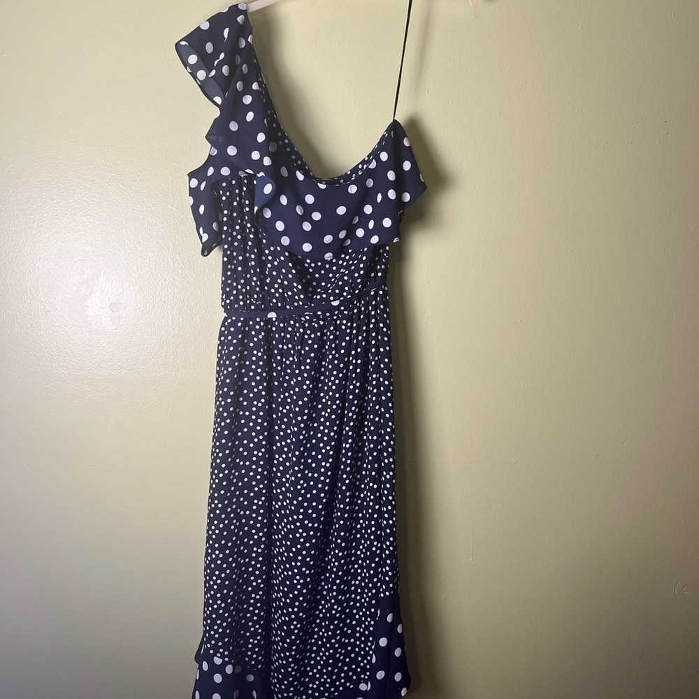a.n.d e a w yPolka Dot One-Shoulder Dress - Picture 7 of 8